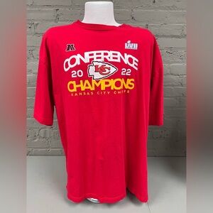 Kansas City Chiefs Red Conference Champions T-Shirt XLT.